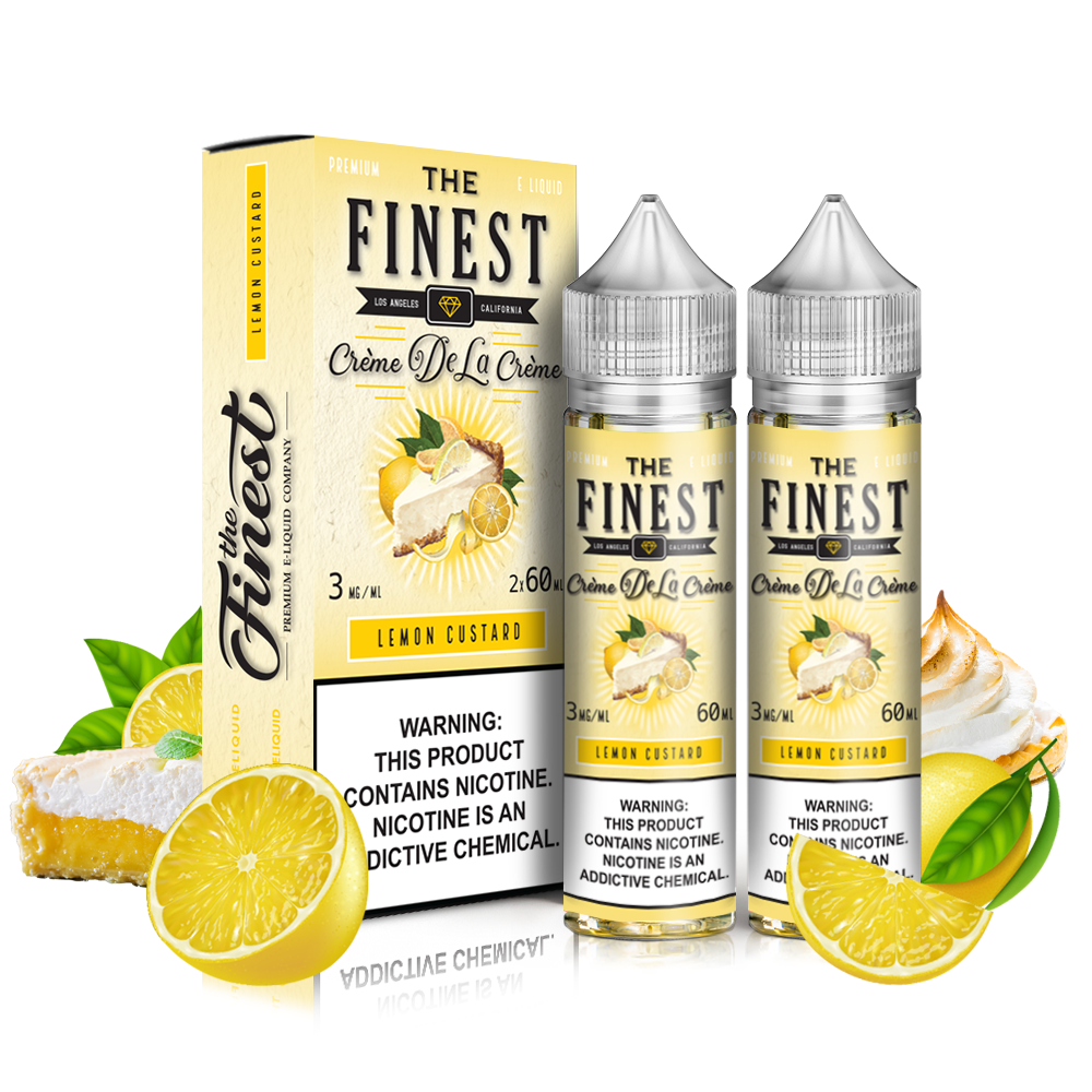 The Finest E-Juice: Lemon Custard – Smoke Station