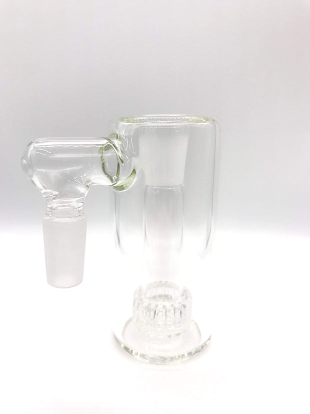 Smoke Station Ash Catchers Clear 90° Clear ash catcher with matrix perc 14mm Male 45°, 90° joint