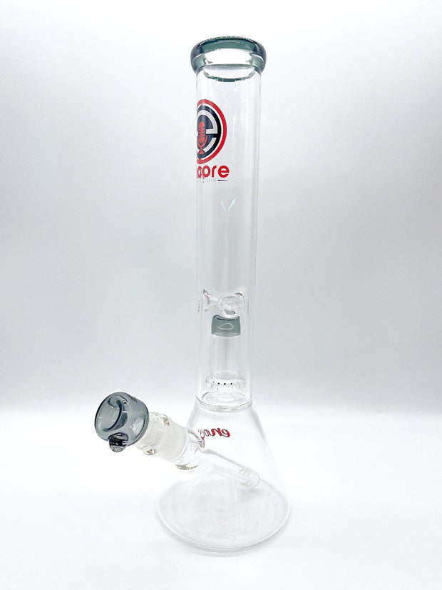 Smoke Station Water Pipe Ash-Grey Encore Glass showerhead beaker water pipe