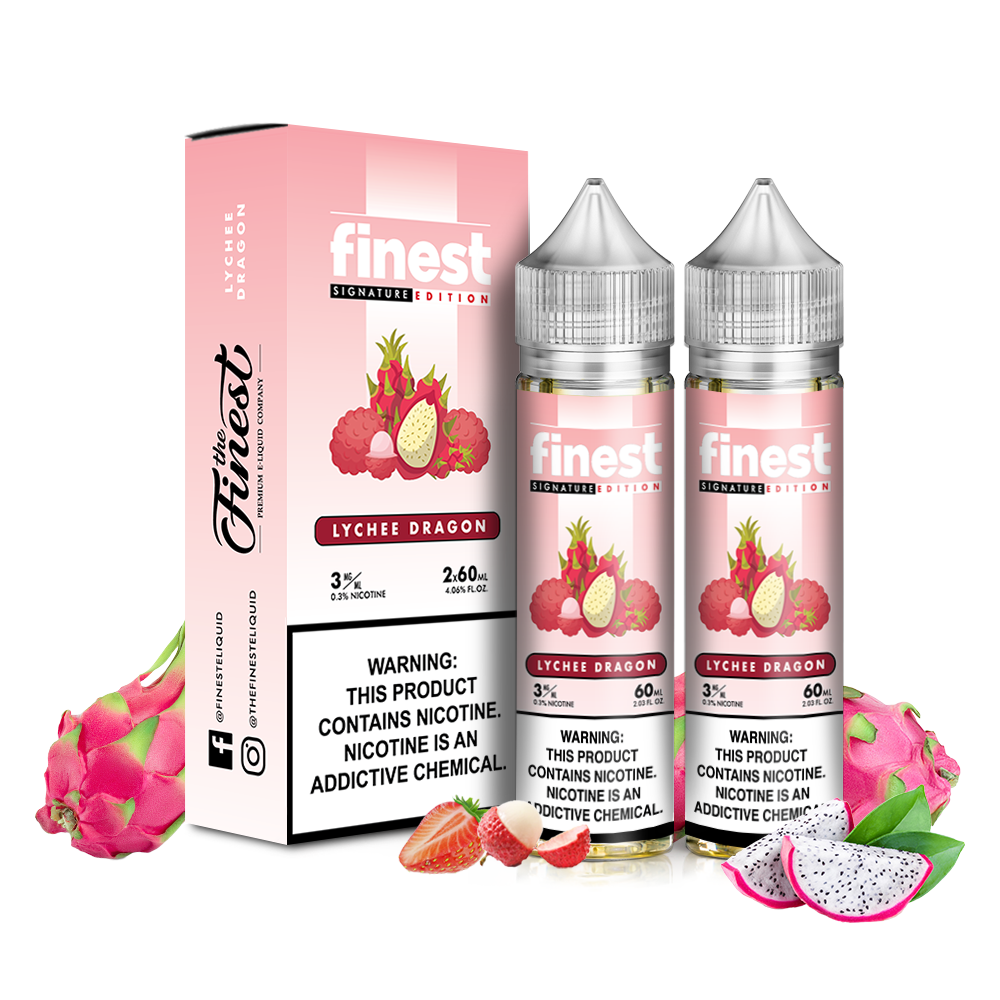 The Finest E-Juice Lychee Dragon  Smoke Station