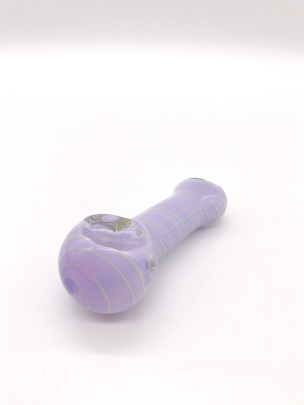 Smoke Station Hand Pipe Purple Inside-Out Thick American Spoon