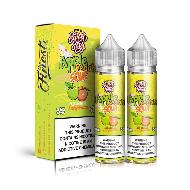 Finest Sweet & Sour E-Juice 2x60ml Smoke Station Finest Sweet & Sour E-Juice 2x60ml Smoke Station