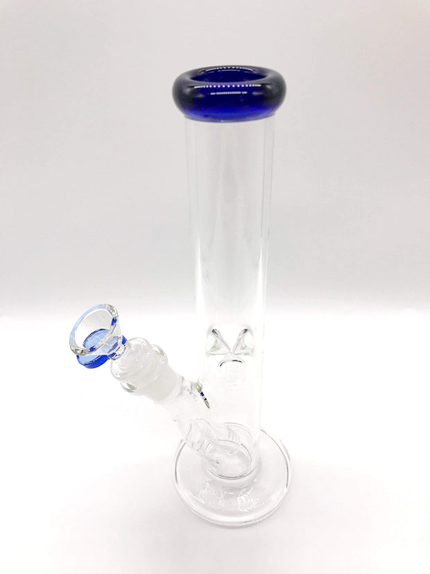 Smoke Station Water Pipe 10" Straight tube with American color and ice pinch