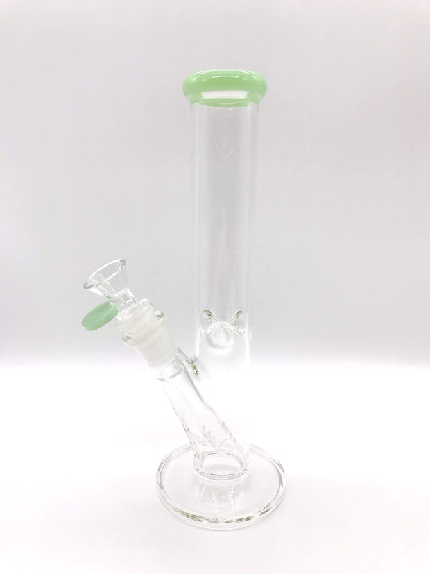 Smoke Station Water Pipe Mint 10" Straight tube with American color and ice pinch