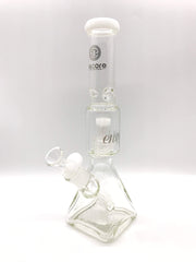 Smoke Station Water Pipe White 12" Pyramid salt-shaker beaker from Encore