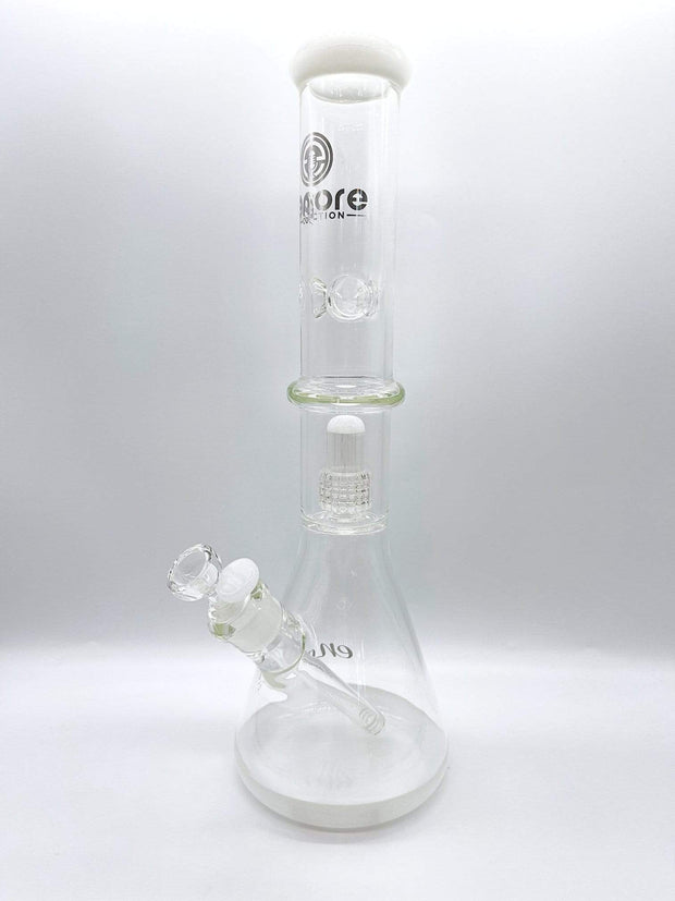 Smoke Station Water Pipe White 16' Encore Extra wide water pipe with matrix per
