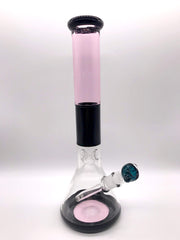 Smoke Station Water Pipe 16” tall Colored Beaker