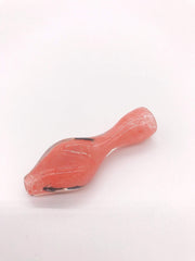 Smoke Station Hand Pipe Pink 2.5” Dichro Mini Chillum Hand Pipe