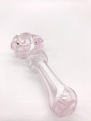 Smoke Station Hand Pipe 3.5” Spoon with Heavy Color and Linework Hand Pipe