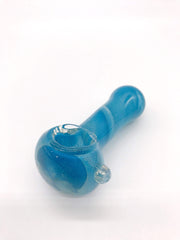Smoke Station Hand Pipe Blue 3.5” Thick Spoon Hand Pipe