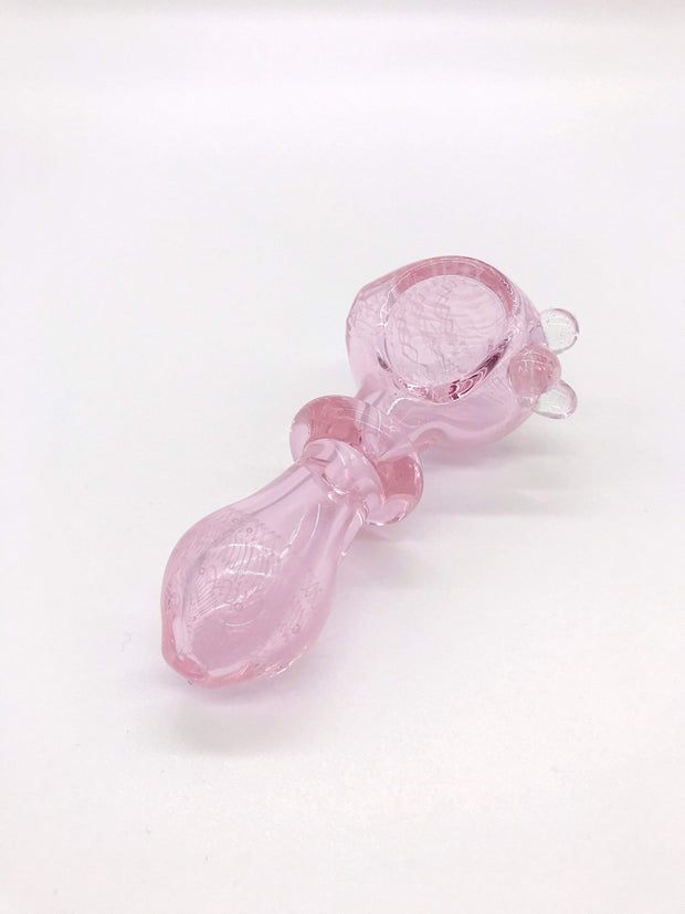 Smoke Station Hand Pipe 3” Pink Spoon Hand Pipe
