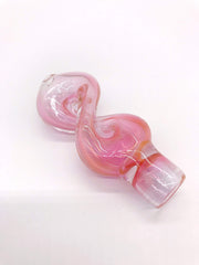 Smoke Station Hand Pipe 3” Rose Gold-Fumed Chillum Hand Pipe