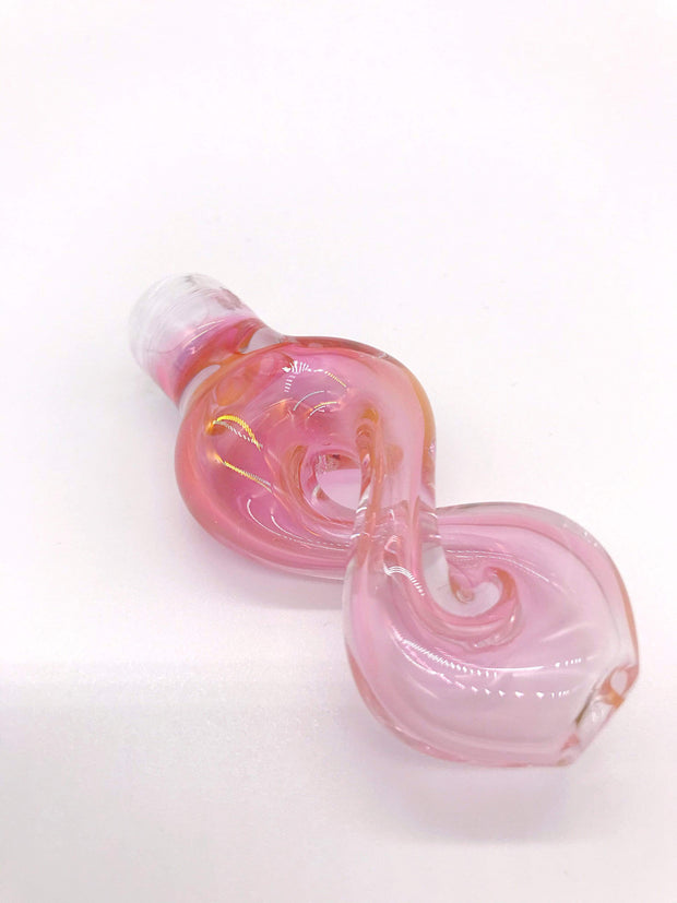 Smoke Station Hand Pipe 3” Rose Gold-Fumed Chillum Hand Pipe