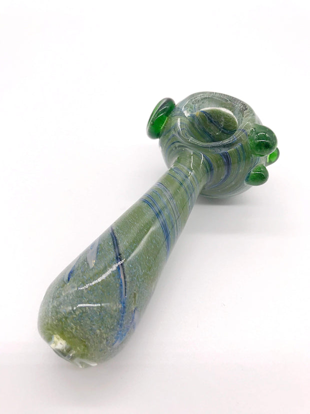 Smoke Station Hand Pipe 4” Spoon with Detailed Linework Hand Pipe