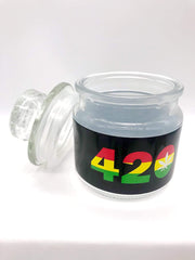 Smoke Station Accessories 420 & Leaf Ashtray and stash-jar set