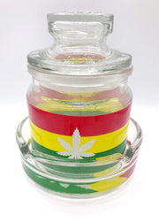 Smoke Station Accessories Leaf 420 & Leaf Ashtray and stash jar set