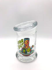 Smoke Station Accessories Far Out 420 Science Pop-Top KIller Acid Thick Airtight Jar - Small