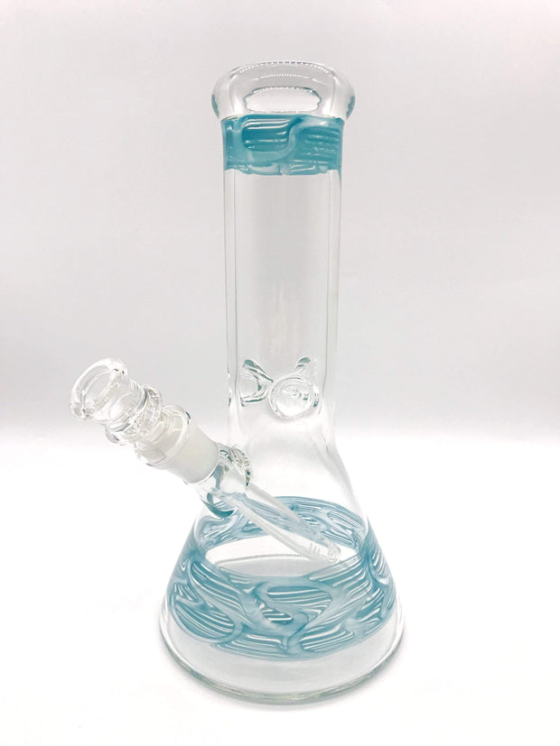 5mm Thick American Color Water Pipe (10” tall 14mm)