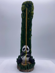 Bamboo Panda Incense Holder