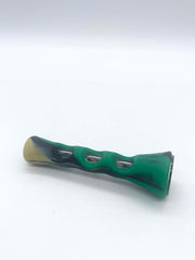 Colorful Silicone Chillum with Glass Insides