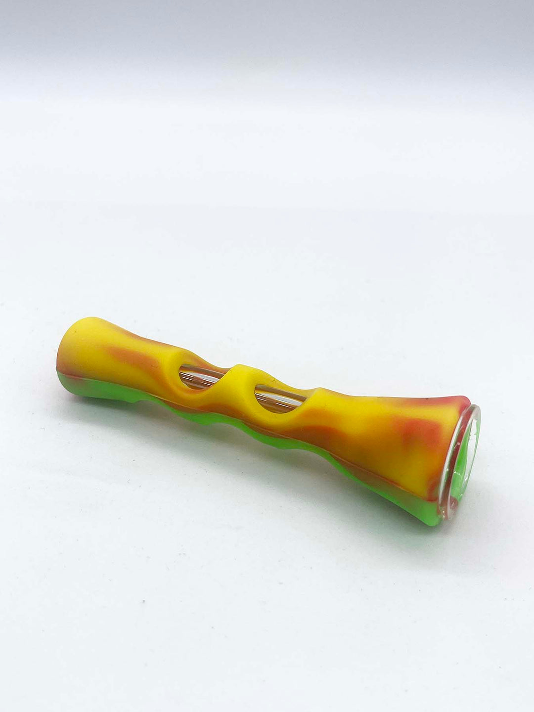 Colorful Silicone Chillum with Glass Insides – Smoke Station