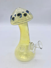 Fumed Glass Mushroom Water Pipe