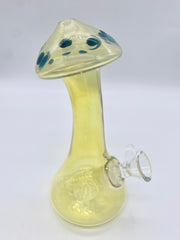 Fumed Glass Mushroom Water Pipe