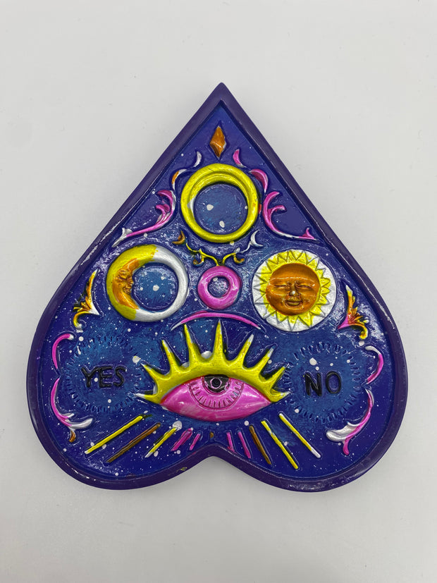 Sun and Moon Planchette Incense Holder