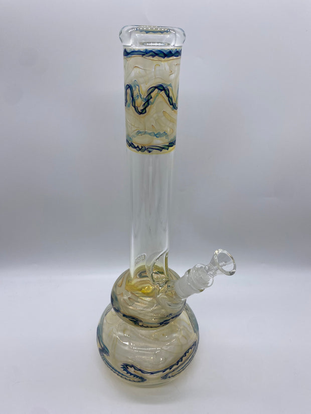 15" American Cane Wrap Water Pipe