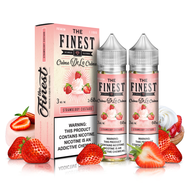 The Finest E-Juice: Strawberry Custard