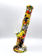 Smoke Station Water Pipe 1000 Pirates Skulls Aggressively Styled Silicone Water Pipe