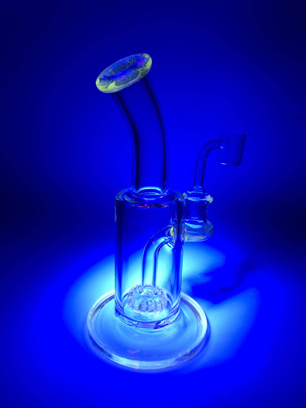 Smoke Station Water Pipe (UV) Ultra Violet American UV Reactive Scientific Rig