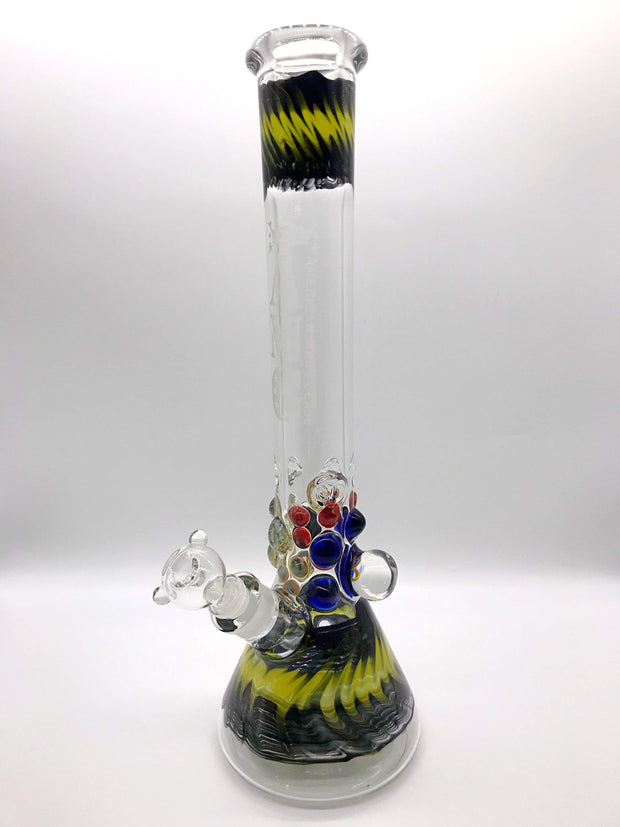 Smoke Station Water Pipe AMG Thick American Boro Heady Beaker with Millie