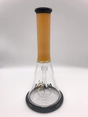 Smoke Station Water Pipe Aqua Glass Teardrop Perc Beaker
