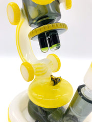 Smoke Station Water Pipe Bougie Glass Heady American Microscope Rig