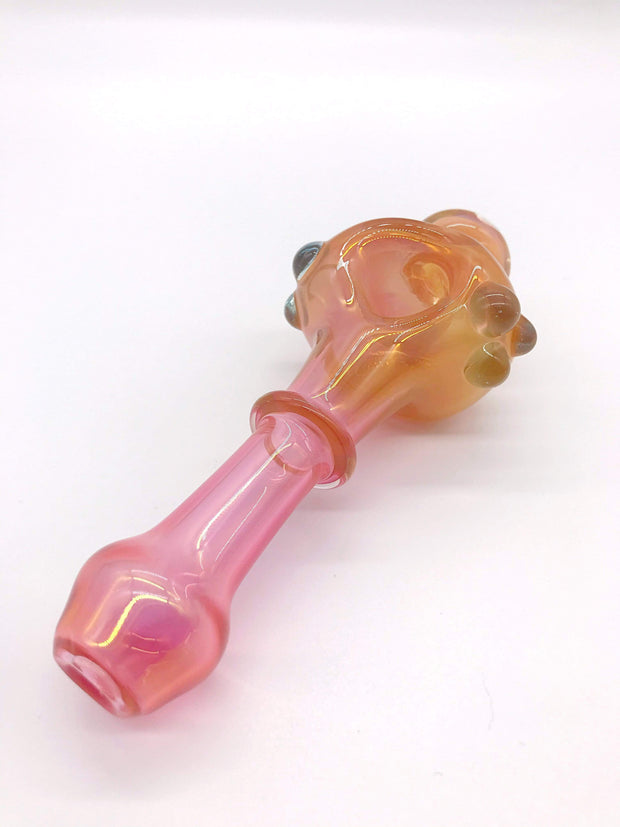 Smoke Station Hand Pipe Brickyard Productions Gold Fumed Front Carb Spoon Hand Pipe