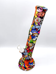 Smoke Station Water Pipe Orange Red Cartoon Characters HGS Silicone Water Pipe