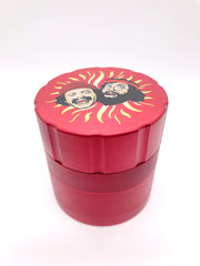 Smoke Station Accessories Red Cheech and Chong Anodized Aluminum Grinder