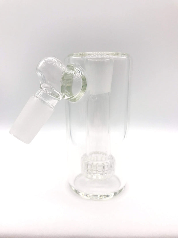 Smoke Station Ash Catchers Clear 45° Clear ash catcher with matrix perc 14mm Male 45°, 90° joint