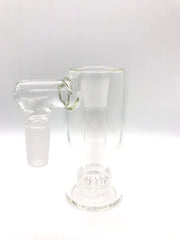 Smoke Station Ash Catchers Clear 90° Clear ash catcher with matrix perc 14mm Male 45°, 90° joint