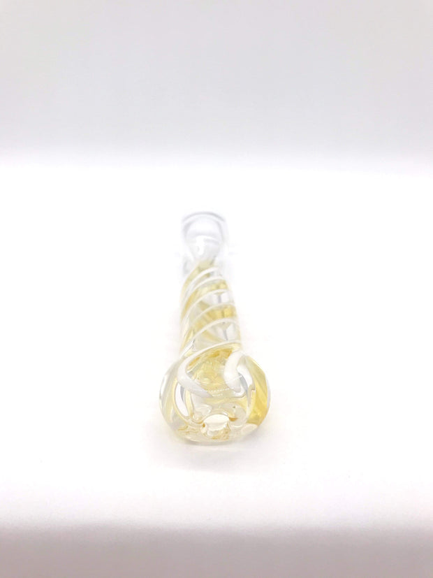 Clear Chillum Hand Pipe