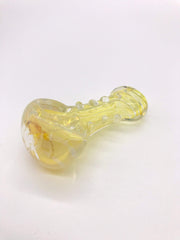 Smoke Station Hand Pipe Clear Clear Fold-over Spoon with Yellow Inner Layer Hand Pipe