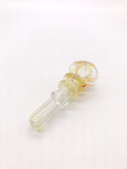 Clear Ribbed Spoon with Ribbon Hand Pipe