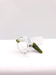 Smoke Station Waterpipe Bowl Clear Waterpipe Bowl with Handle - 14mm