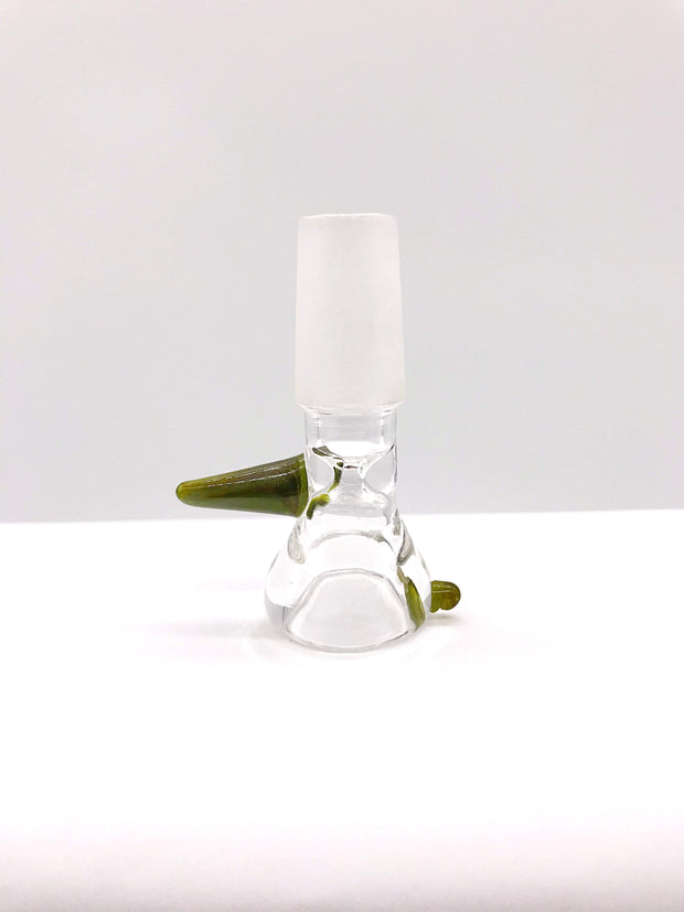 Smoke Station Waterpipe Bowl Clear Clear Waterpipe Bowl with Handle - 14mm