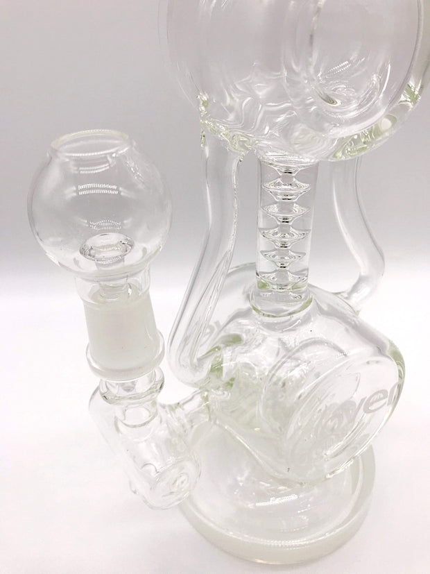 Smoke Station Water Pipe Clover Glass American Scientific Donut Perc Rig