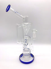 Smoke Station Water Pipe Clover Glass American Waterfall Rig