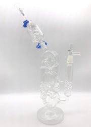 Clover Glass Scientific Recycler Water Pipe