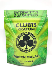 Smoke Station Kratom Green Malay / 30 Grams Club 13 Kratom Powder