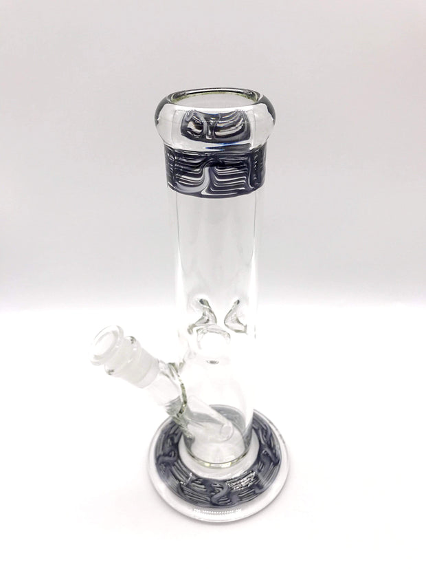 Smoke Station Water Pipe Copy of 5mm Thick American Color Water Pipe (10” tall 14mm)